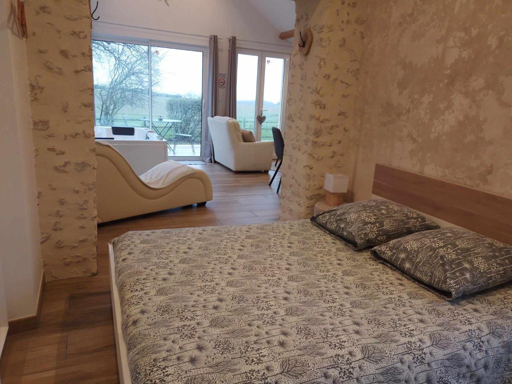 Gites & Spa Du Bien-Etre - Spa Privatif Courgains Bagian luar foto